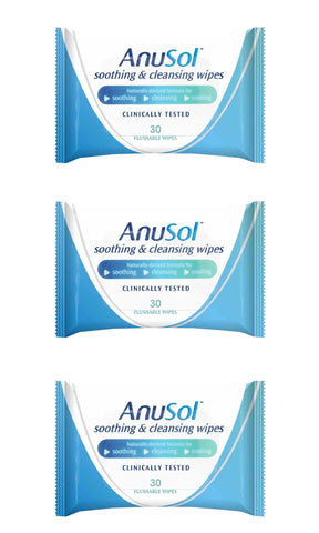 Anusol Wipes 30s (Pack of 3)