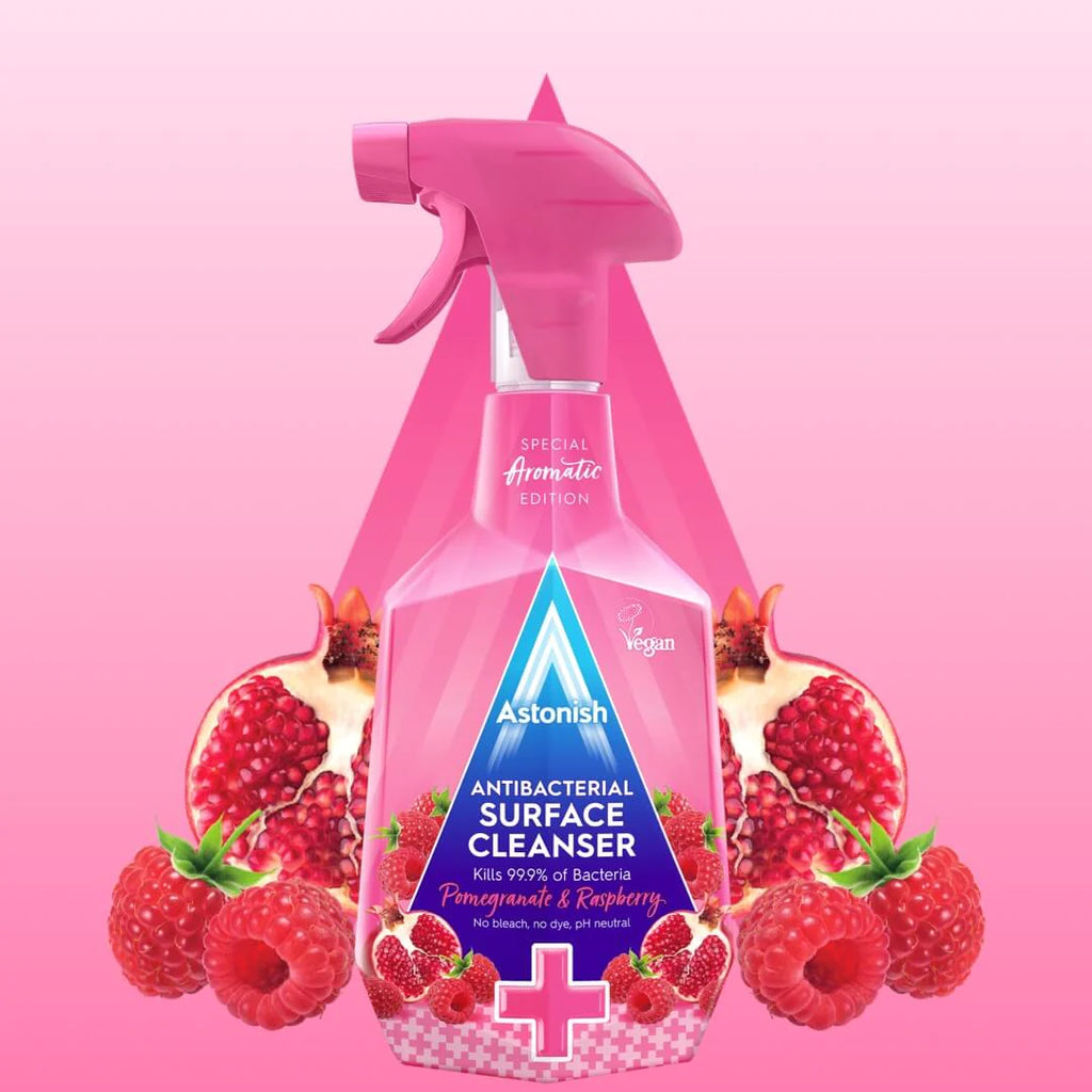 Astonish Antibacterial Surface Cleanser Pomegranate & Raspberry 750ml