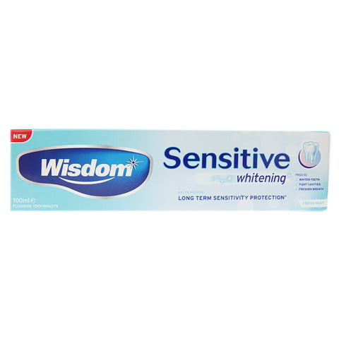 Wisdom Sensitive & Whitening Toothpaste 100ml