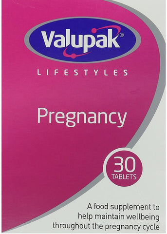 Valupak Pregnancy Lifestyles 30 Tablets