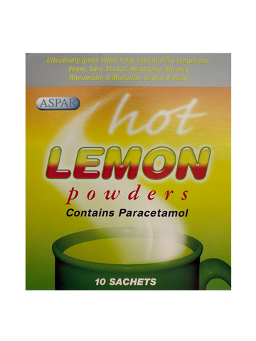 Aspar Hot Lemon Sachets