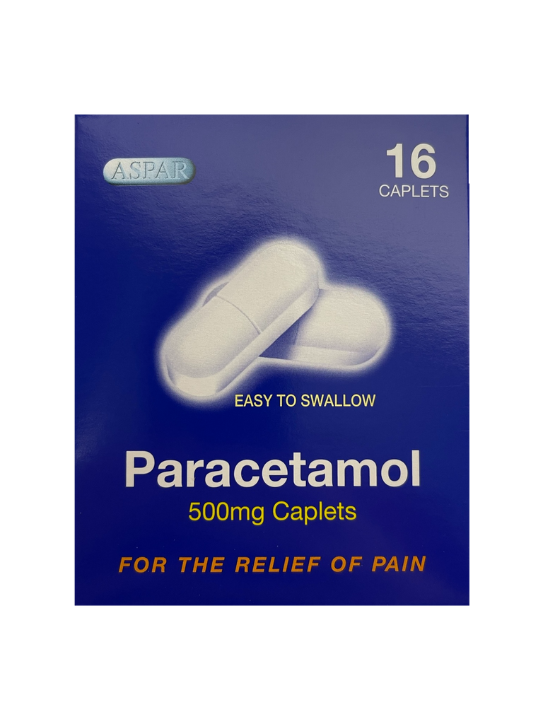 16 Paracetamol Caplets 500mg