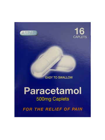 16 Paracetamol Caplets 500mg