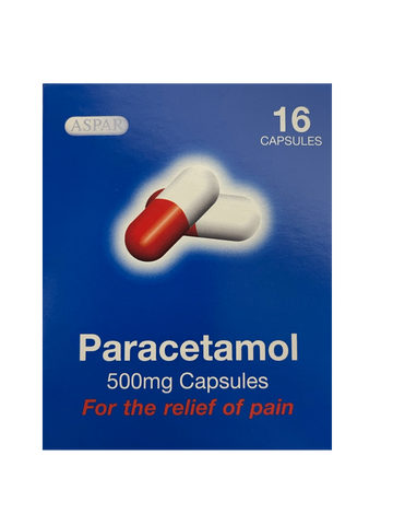 16 Paracetamol Capsules 500mg