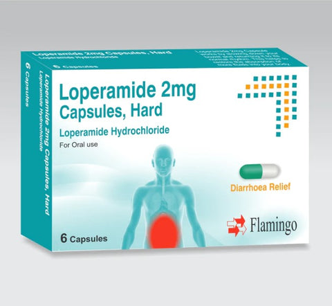 Loperamide 2mg 6 Capsules