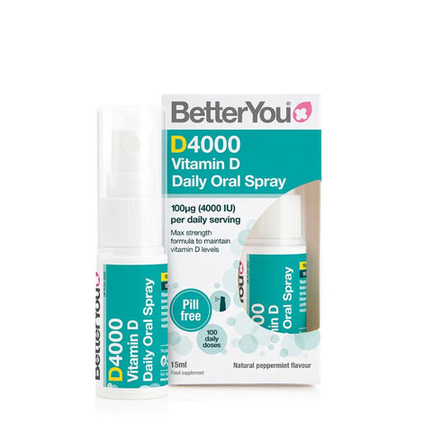 BetterYou DLUX 4000 Vitamin D Daily Oral Spray 15ml