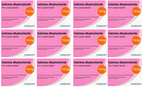 360 Tablets Cetirizine Dihydrochloride 10mg Tablets Hay Fever & Allergy Relief (12 months supply)