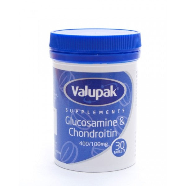 Valupak Glucosamine & Chondroitin - 400/100mg 30 Tabs