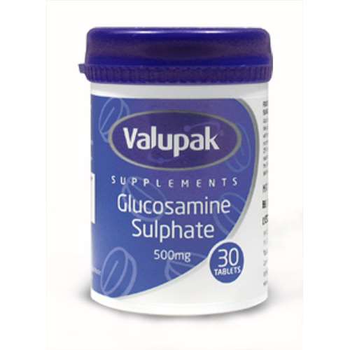 Valupak Glucosamine Sulphate - 500MG 30 Tabs