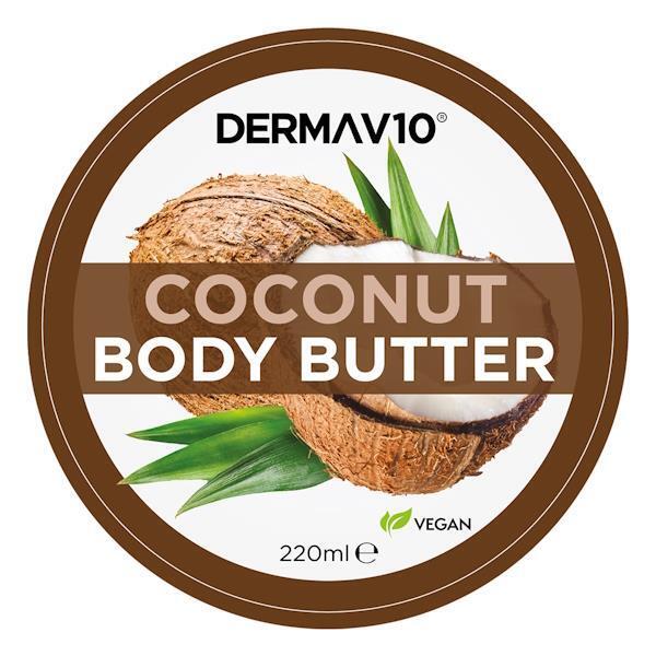 Body Butter Coconut 220ml Derma V10