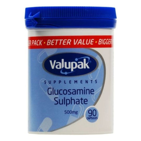 Valupak Glucosamine Sulphate - 500MG 90 Caps