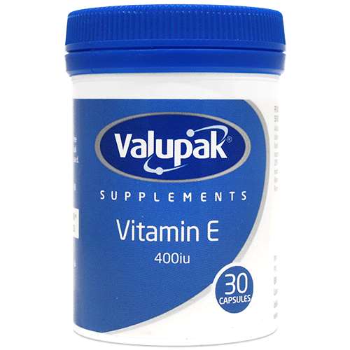 Valupak Vitamin E 400iu 30 Capsules