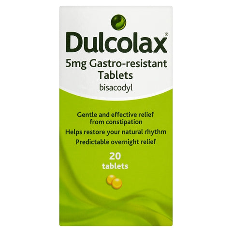 Dulcolax Bisacodyl 5mg Tablets 20 Count