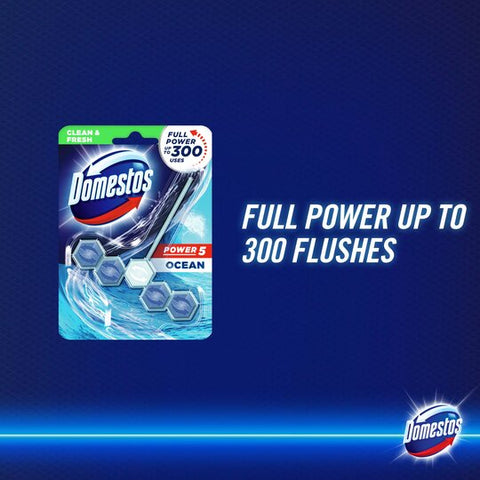 Domestos Power 5 Ocean - 300 Flushes