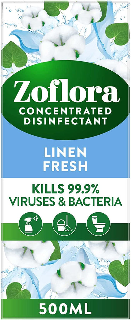 Zoflora Linen Fresh Concentrated Multipurpose Disinfectant 500ml