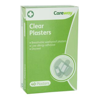 Careway Clear Plasters 40s